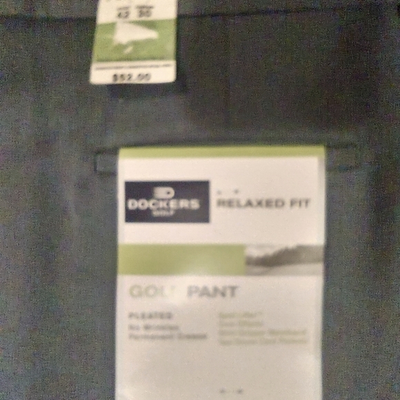 DOCKERS RELAXED FIT GOLF PANT - 42x30 Grey - Picture 3 of 7